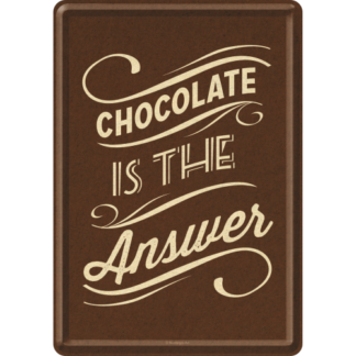 Chocolate is the Answer
