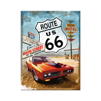 Route 66 Red Car