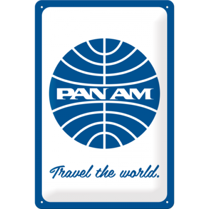 Pan Am - Travel the world Logo white