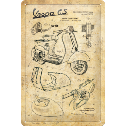 Vespa - Parts Sketches
