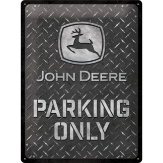 John Deere - Parking Only Diamond Plate Black