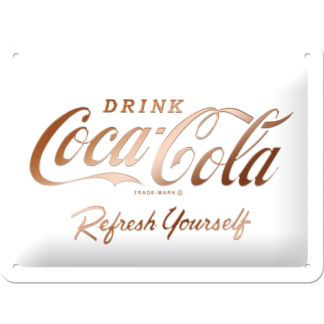Coca-Cola - Logo White Refresh Yourself