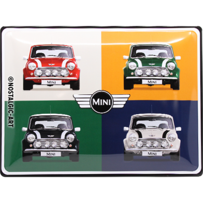 Mini - 4 Cars Pop Art