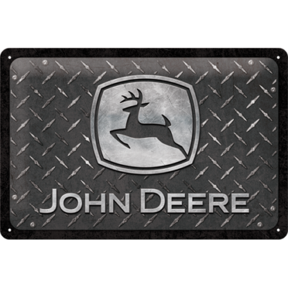 John Deere - Diamond Plate Black