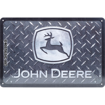 John Deere - Diamond Plate Black