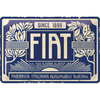 Fiat - Since 1899 Logo Blue
