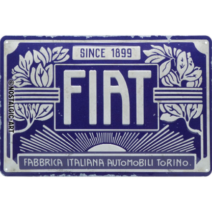 Fiat - Since 1899 Logo Blue