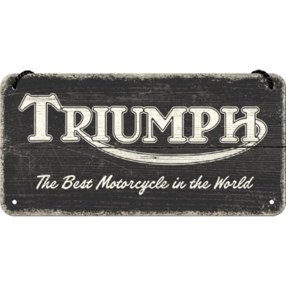 Triumph - Logo Black Wood
