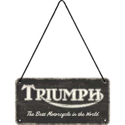 Triumph - Logo Black Wood