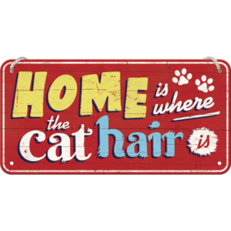 Home is where the cat hair is