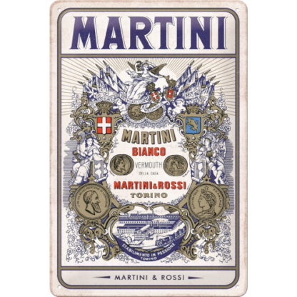 Martini - Bianco Vermouth Label